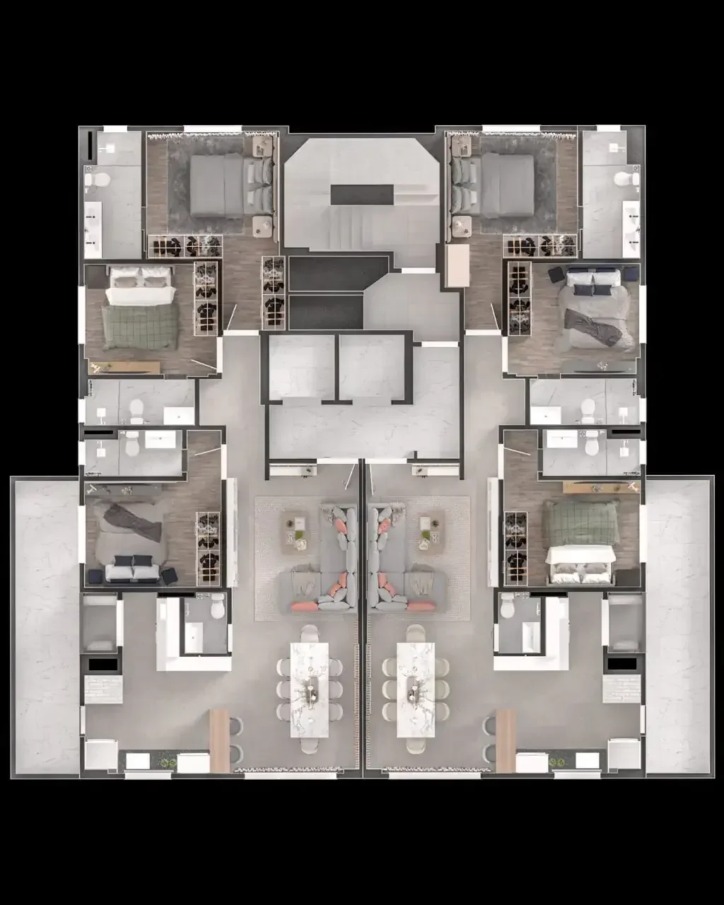 Mais fotos de Apartamento na Planta com 3 Suítes e 2 Vagas no Centro de BC – Empreendimento de 16 Pavimentos, Construtora Conceituada e Financiamento Direto