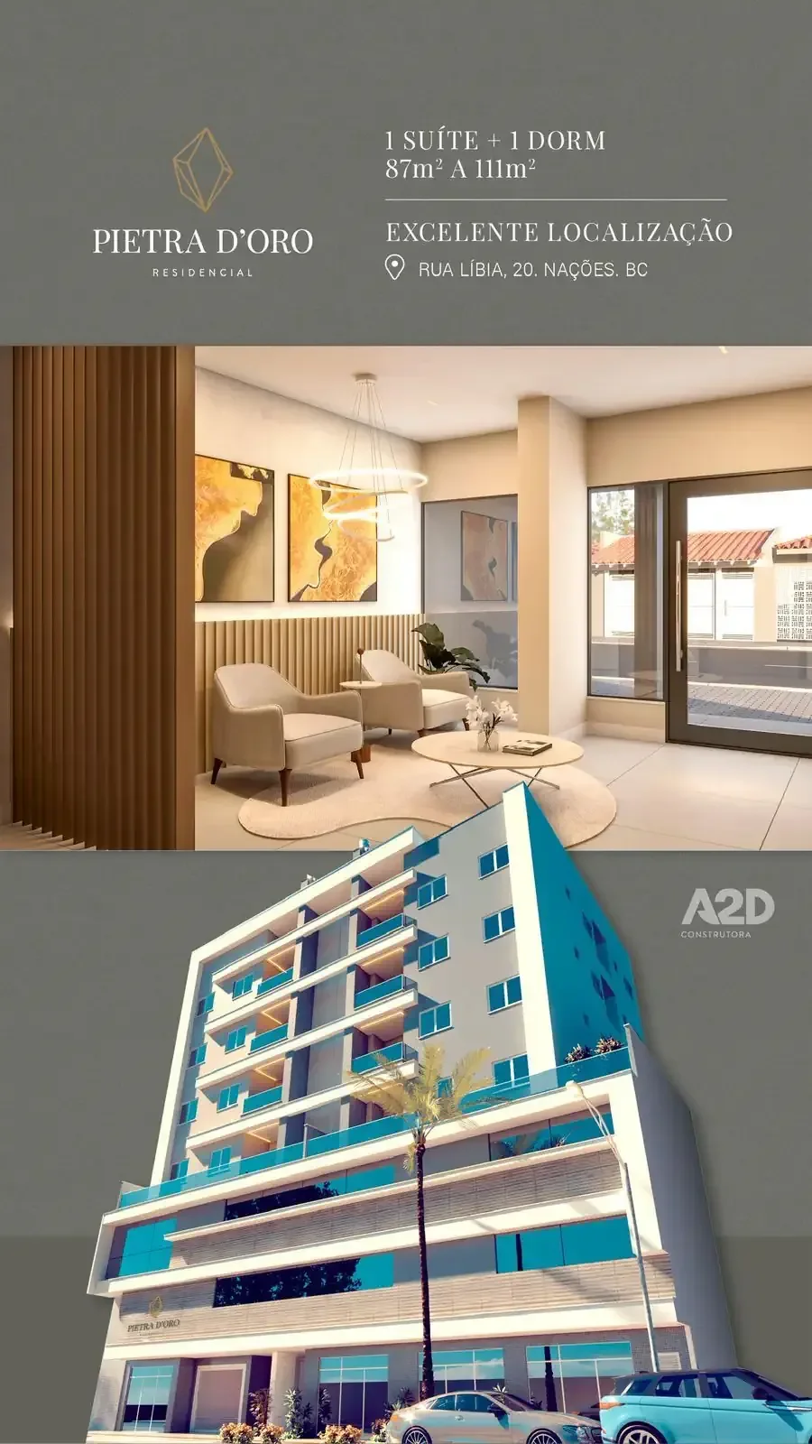 Mais fotos de Apartamento Novo com 2 Quartos e Suíte no Nações – Pronto em Julho de 2026, a Poucos Passos da Martin Luther e com Lazer Mobilizado